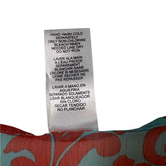 TOMMY BAHAMA Bathing Suit Vibrant Feminine Sheer Coverup Dress | Size L - Picture 8 of 8